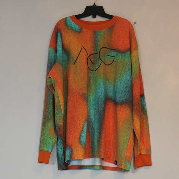 Nike ACG Snowdrift All-Over Printed Long sleeve T-Shirt #DV9663 - 719 size XL - Picture 2 of 9